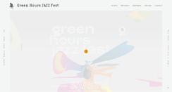 Desktop Screenshot of greenjazzfest.ro